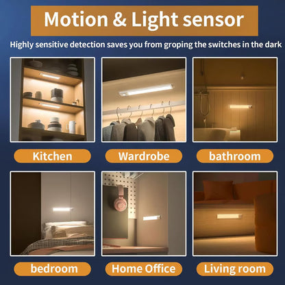 Flash Sale 50K+ SOLD! Almost Gone-Under Cabinet Lights-52LED Motion Sensor Night Light Indoor