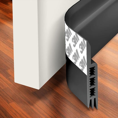 Draft Stopper for Door - Silicone Door Sweep with Strong Adhesive and Sound Insulation
