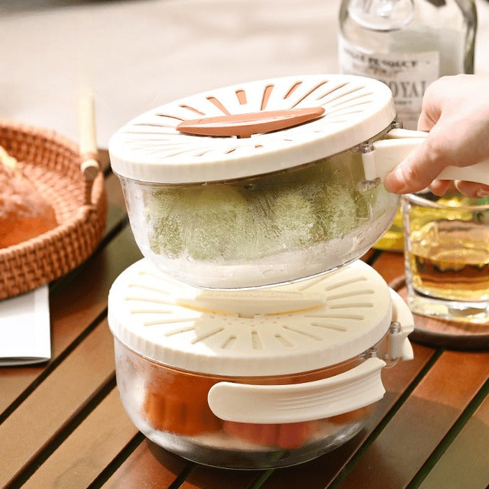 Kitchen Vegetable Washer and Draining Basket