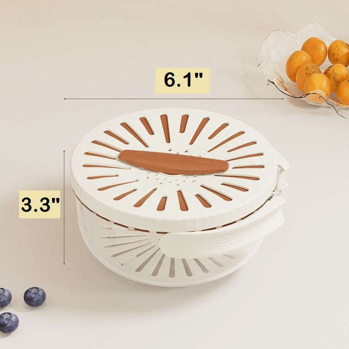 Kitchen Vegetable Washer and Draining Basket