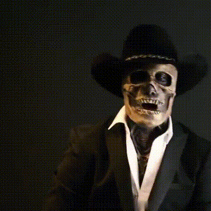 DREADSKULL – Realistic skeleton mask with hat for ultimate Halloween transformation