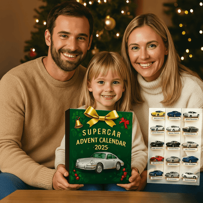 DRIVEVENTURE – Limited Supercar Advent Calendar with 24 Precise Miniature Models