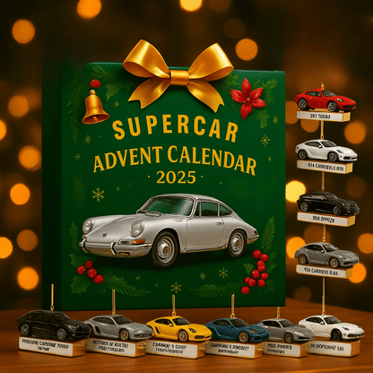 DRIVEVENTURE – Limited Supercar Advent Calendar with 24 Precise Miniature Models
