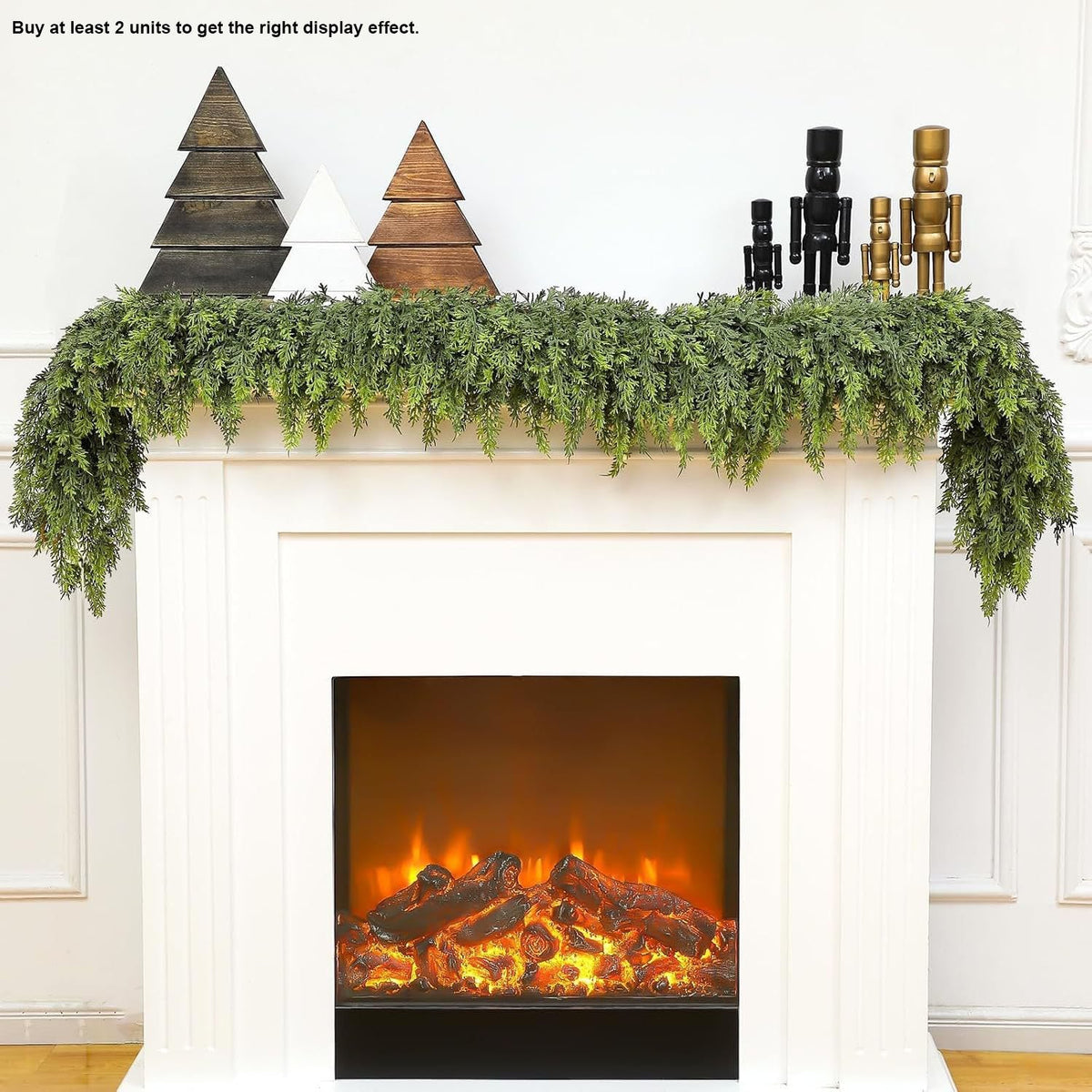 2025 Super Value Se6 FT Artificial Cedar Garlands –Realistic Touch Winter Greenery
