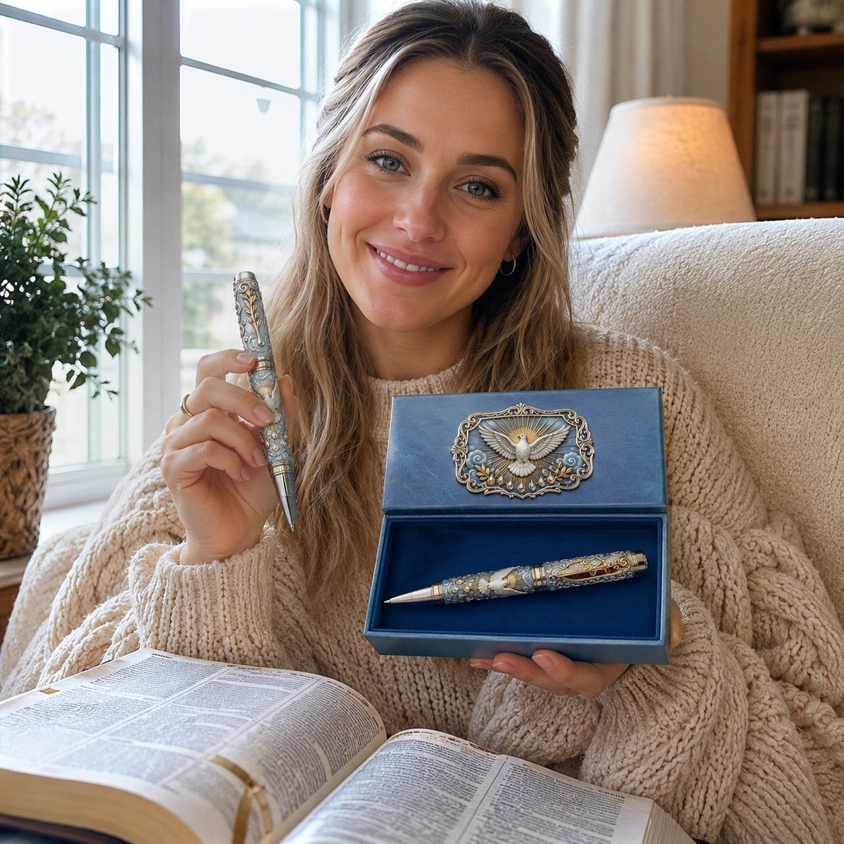 LAST DAY 49% OFF – Sacred Legacy Faith-Inspired Keepsake Pen Collection | 6 Devotional Designs for Prayer Journaling, Bible Study & Meaningful Christian Gifts