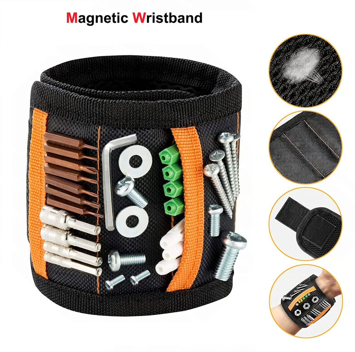 Hot Sale Magnetic Wrist Tool Holder | Free Up Your Hands & Cut Project Time