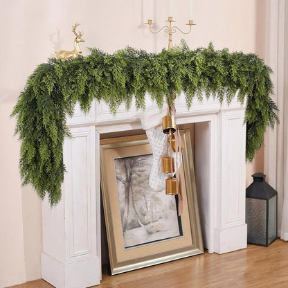 2025 Super Value Se6 FT Artificial Cedar Garlands –Realistic Touch Winter Greenery