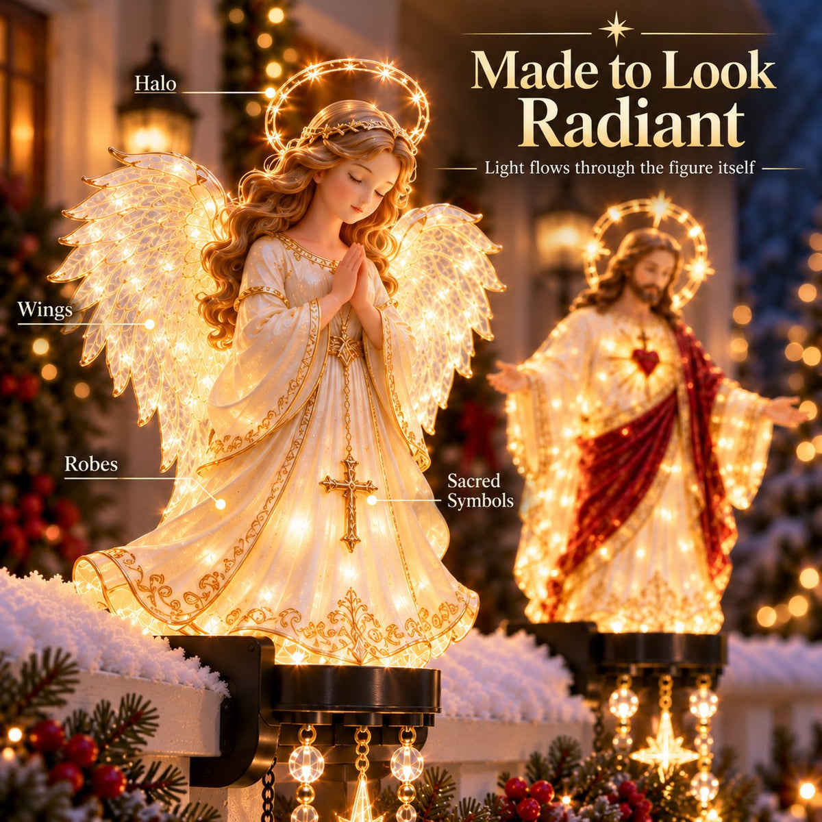 LAST DAY 49% OFF Sacred Christmas Railing Lights
