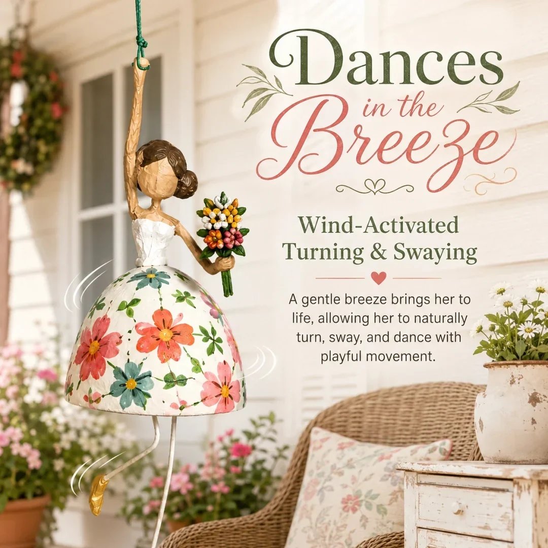 Let Your Space Dance — Whimsical Dancing Lady Hanging Ornament