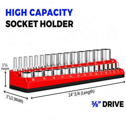Magnetic Socket Organizer-Find Every Socket Instantly