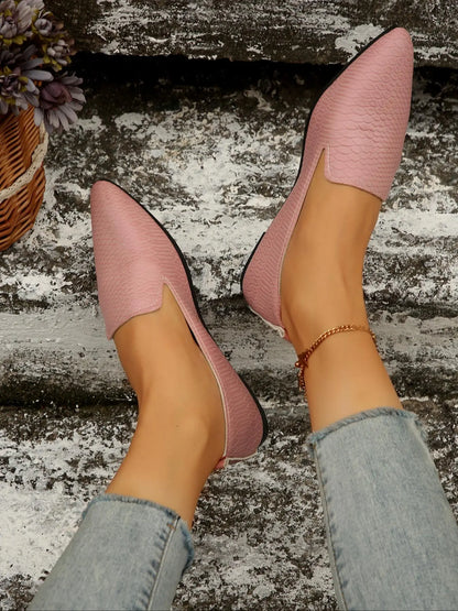 Women's Flats – Pointed Toe, Slip-On, Lightweight