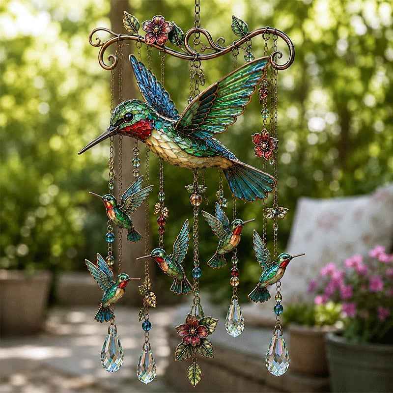 Last Day 50% OFF Graceful Hummingbird Wind Chime Add Beauty to Every Breeze