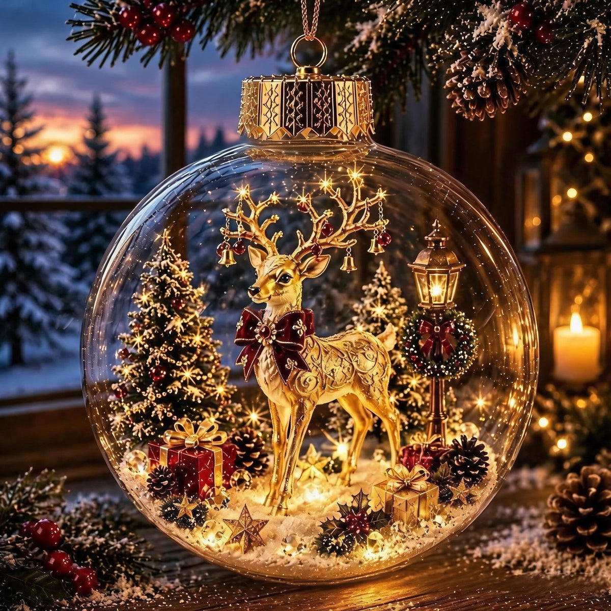 HOT SALE 50% OFF - Glowing Christmas Diorama Ornament