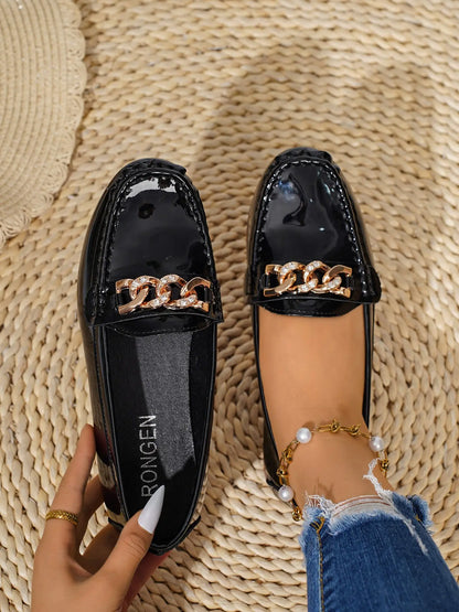 Women's Rubber Loafers – Slip-On, Lightweight