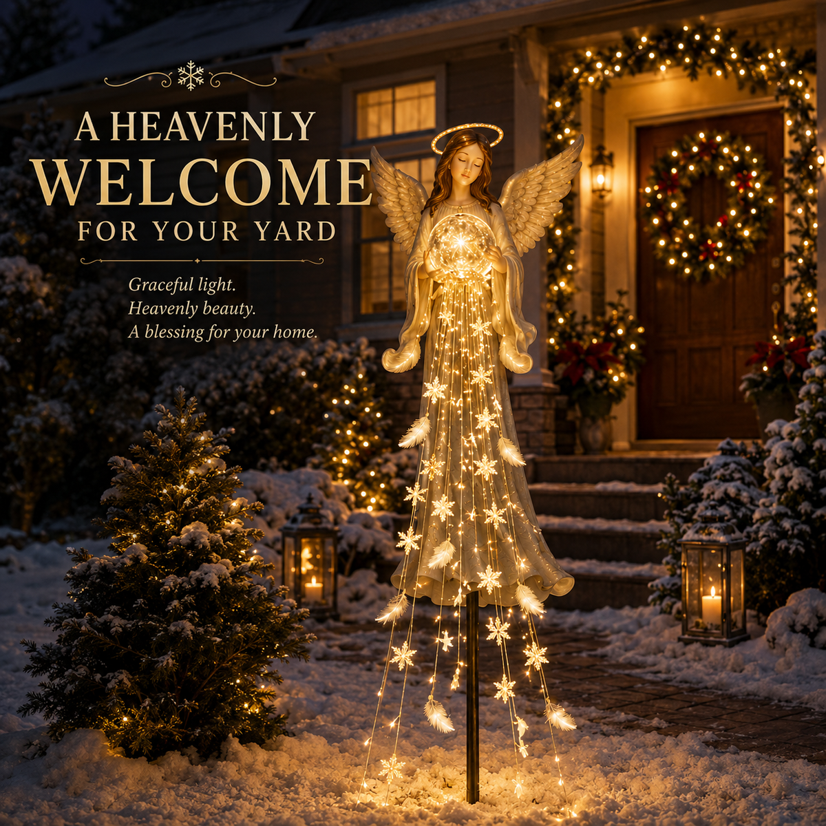 Let Her Light Shine, Even in the Dark —— Solar Angel Remembrance Garden Light