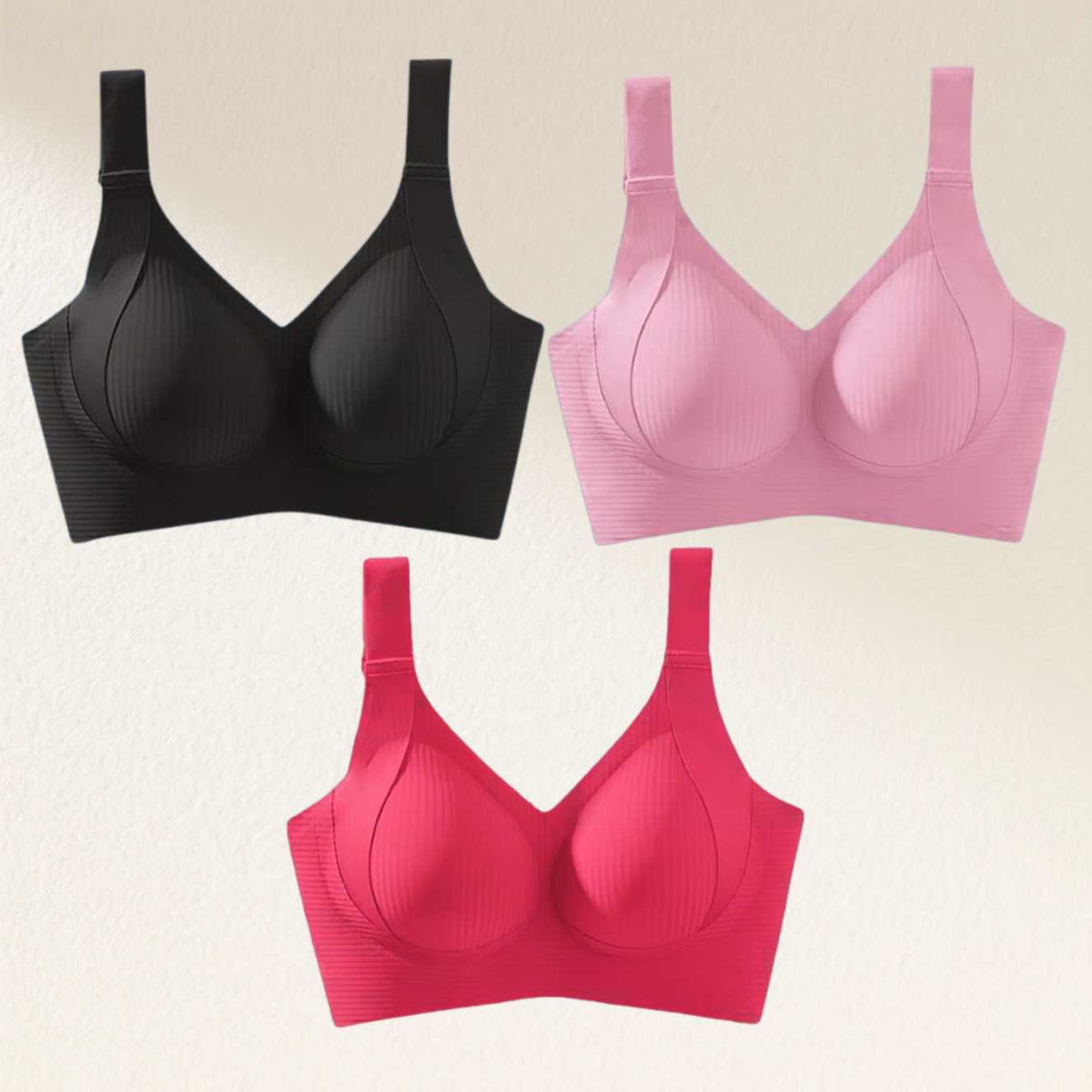 Buy 1 Get 3 Packs Super firming bra | Wire-free bra No more sagging breasts (3-Pack Value Set)