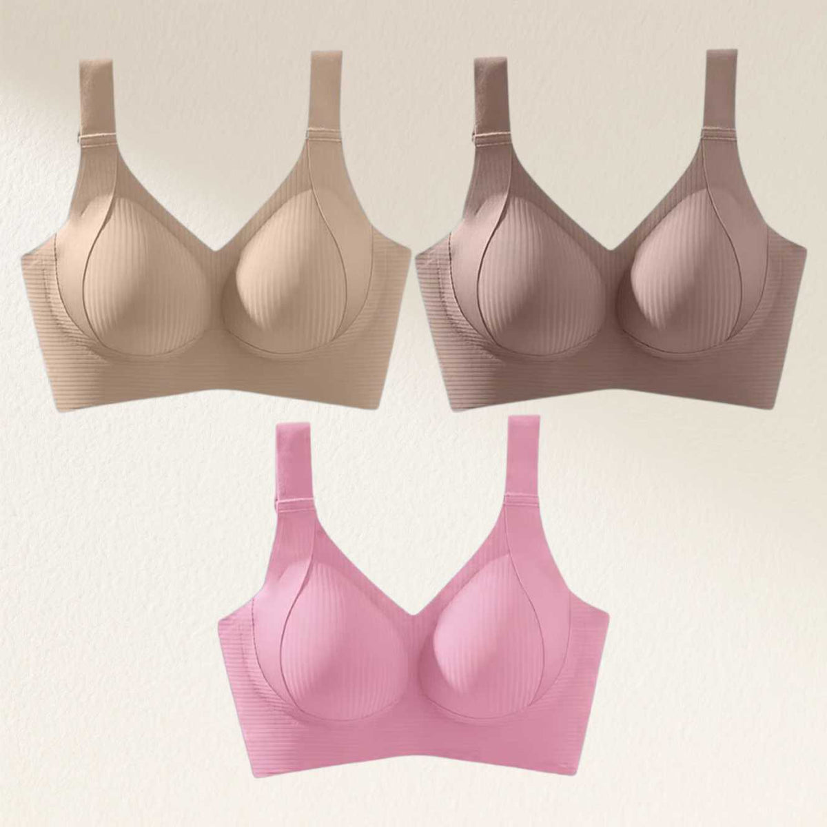 Buy 1 Get 3 Packs Super firming bra | Wire-free bra No more sagging breasts (3-Pack Value Set)
