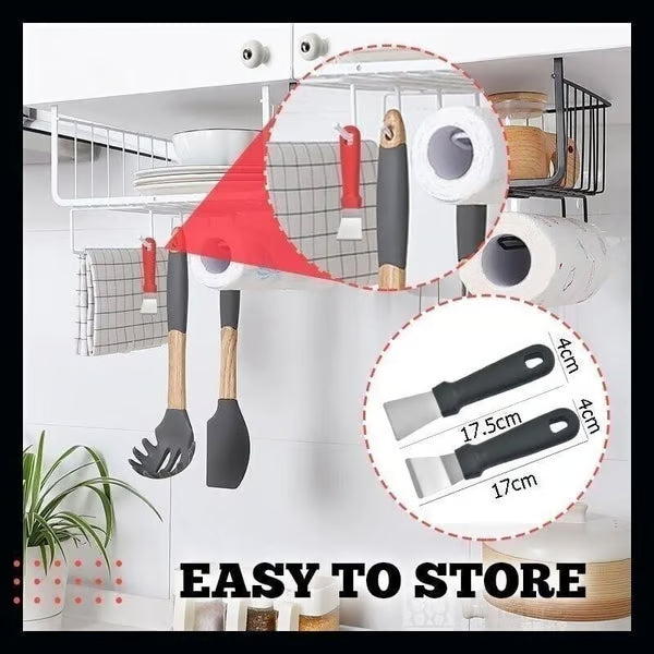 All-in-One Cleaning Spatula Remove Grime, Residue & Stubborn Build-Up