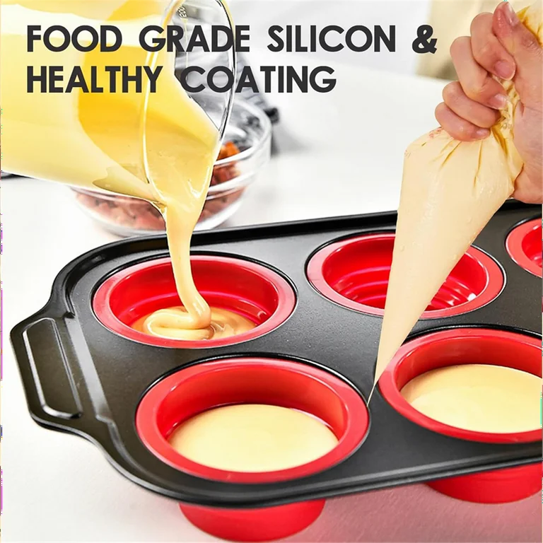 UP TO 50% OFF - Press-type Silicone Muffin Pans