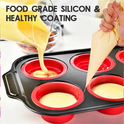 UP TO 50% OFF - Press-type Silicone Muffin Pans