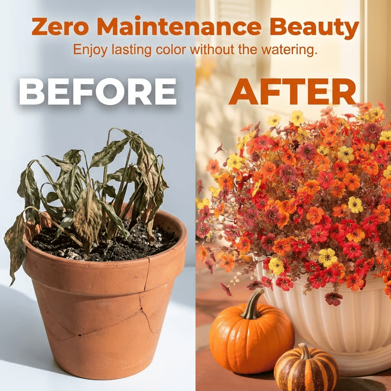Last Day 50% OFF - UV-Resistant Artificial Daisy Flowers for Fall Decor Halloween