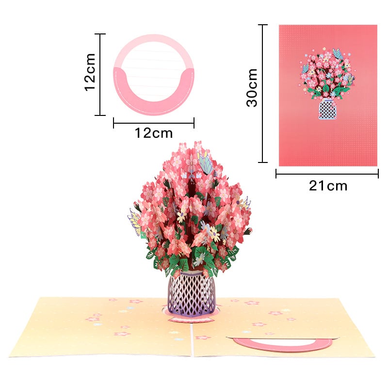 FOREVER-BLOOMING 3D VALENTINE'S POP-UP CARD