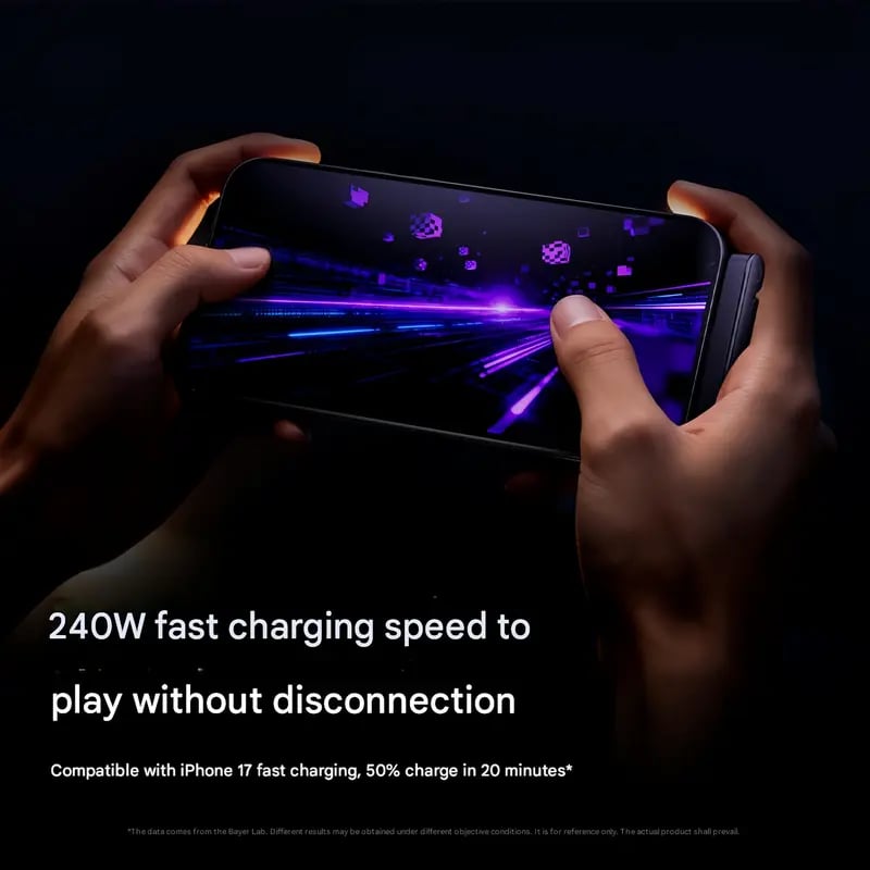 240W Super Fast Charging 360° Rotating Invisible Stand