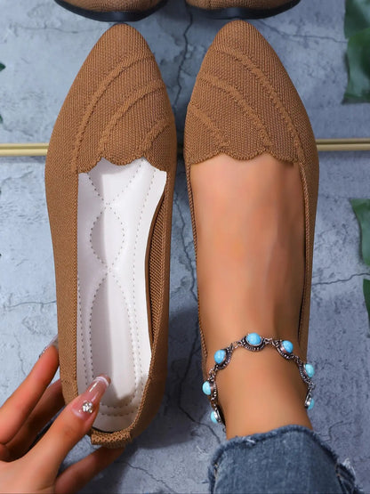 Women's Flats – Pointed Toe, Slip-On, Lightweight