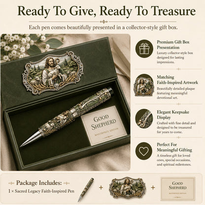 LAST DAY 49% OFF – Sacred Legacy Faith-Inspired Keepsake Pen Collection | 6 Devotional Designs for Prayer Journaling, Bible Study & Meaningful Christian Gifts