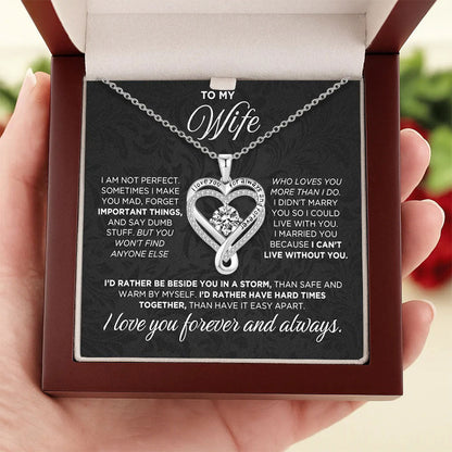 For Love - I Love You For Always & Forever Necklace