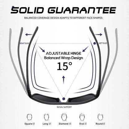 Unisex Polarized Sunglasses – Outdoor Glasses for Driving & Sports
