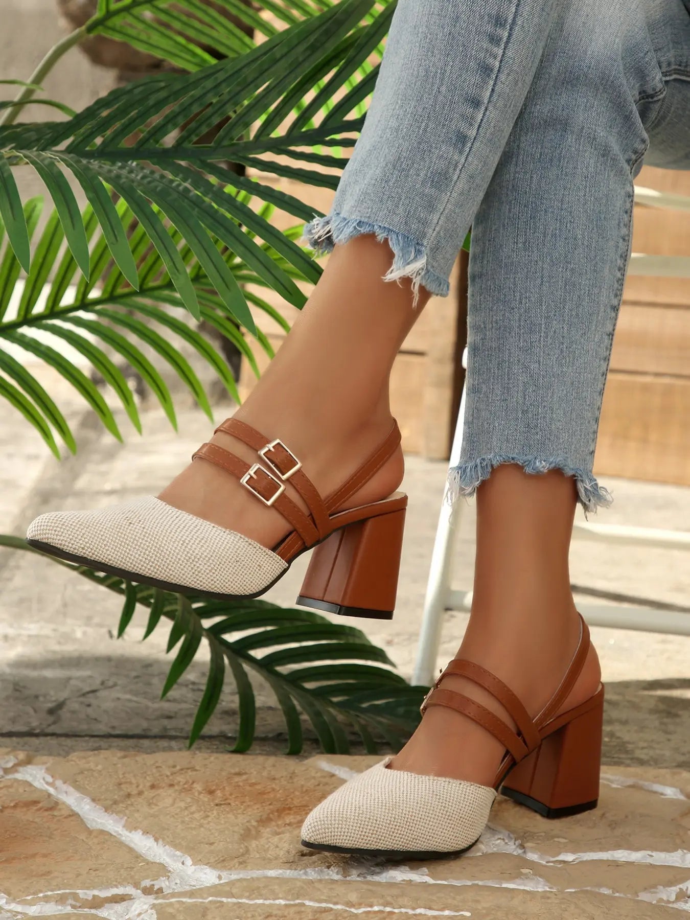 Women's Rubber Sandals – Pointed Toe, Stiletto Heel, High Heel