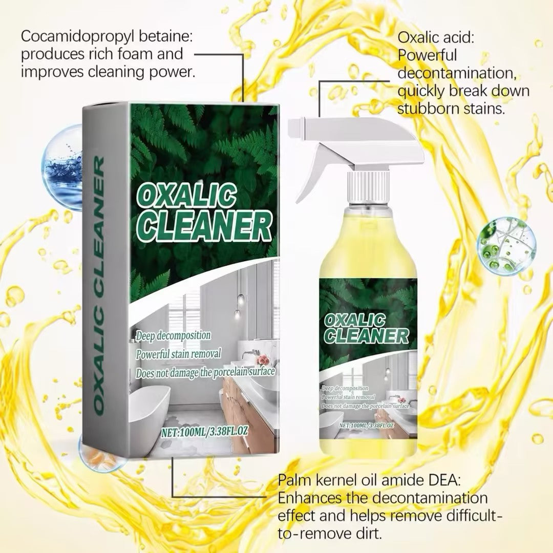 2026 HOT SALE50K+ SOLD! 【CLEARANCE!】Molecular-Level Cleaning Tech! Oxalic Bathroom Cleaner Dissolves Rust & Limescale 78% OFF
