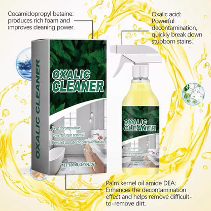 2026 HOT SALE50K+ SOLD! 【CLEARANCE!】Molecular-Level Cleaning Tech! Oxalic Bathroom Cleaner Dissolves Rust & Limescale 78% OFF