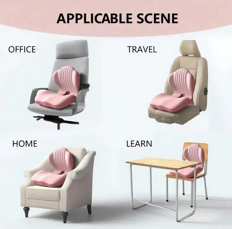 Memory Foam Lumbar Cushion for Car & Office