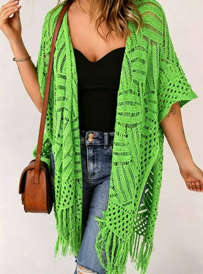2026 Women's Lightweight Knit Cardigan Perfect for outdoor beach vacations and sun protection
