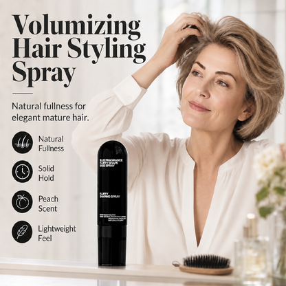 50% Off! Peach-scented volumizing & setting spray—for lightweight, bouncy hair and long-lasting hold.