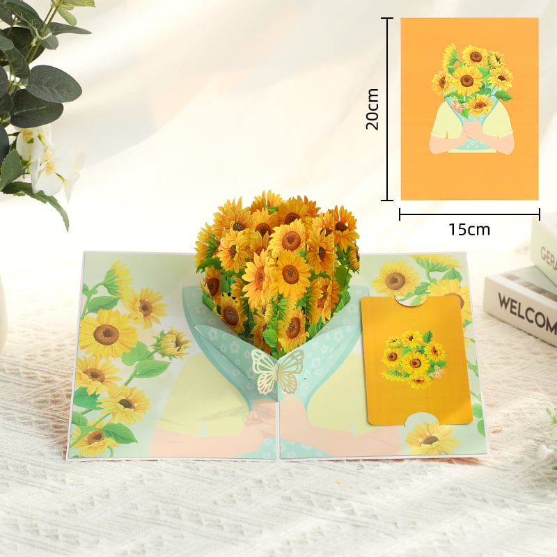 FOREVER-BLOOMING 3D VALENTINE'S POP-UP CARD