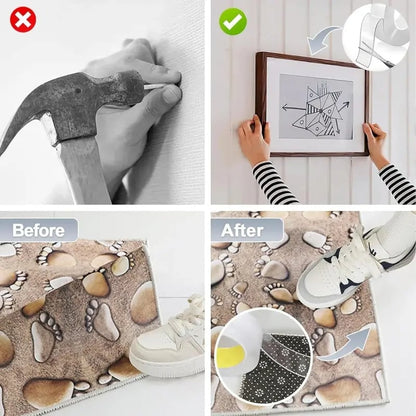 Last Day 50%Off : Strong Hold Clear Double-Sided Tape