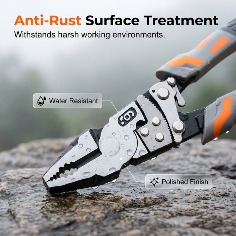 Self-Locking Ratchet Pliers — Lock, Hold & Work Without Constant Squeezing