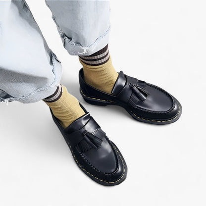 Edmund – Elegant Tassel Loafers with Round Toe and Polished Classic Silhouette