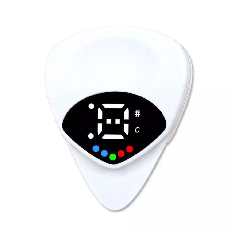 2-in-1 Guitar Pick Tuner – Instant Tuning & Playing in One Smart Tool