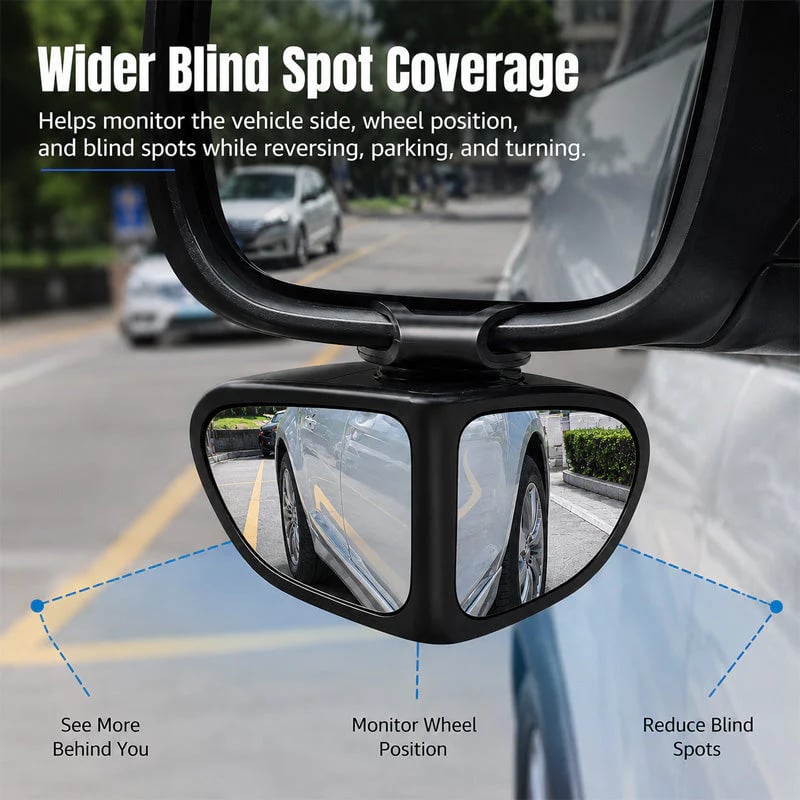 BUY 1 GET 1 FREE 360° Blind Spot Wide-Angle Rearview Mirror