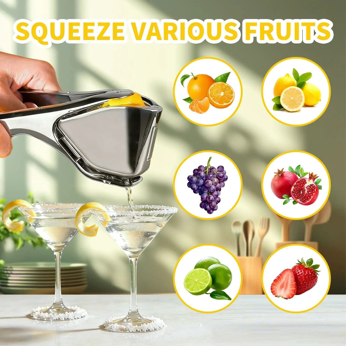 Citrus Squeezer | Stainless Steel or PP
