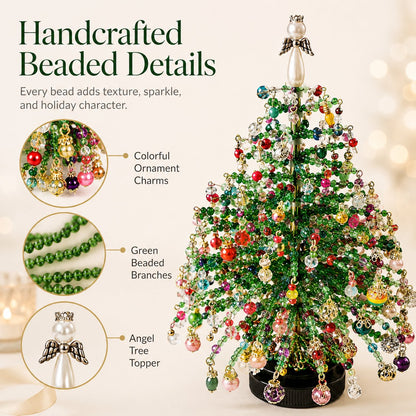 DIY Beaded Christmas Tree Kit – Create Your Own Sparkling Holiday Decoration