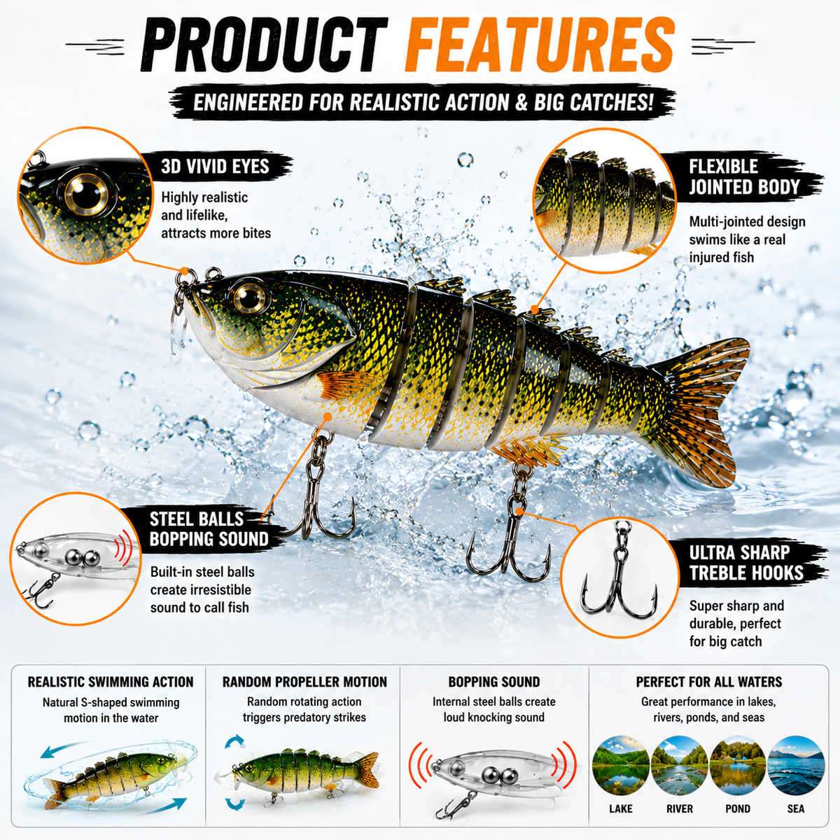 HOT SaleBionic Lure —Catch Big Fish Fast!