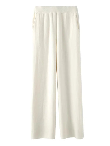 Women's High-Waisted Cashmere Lounge Pants