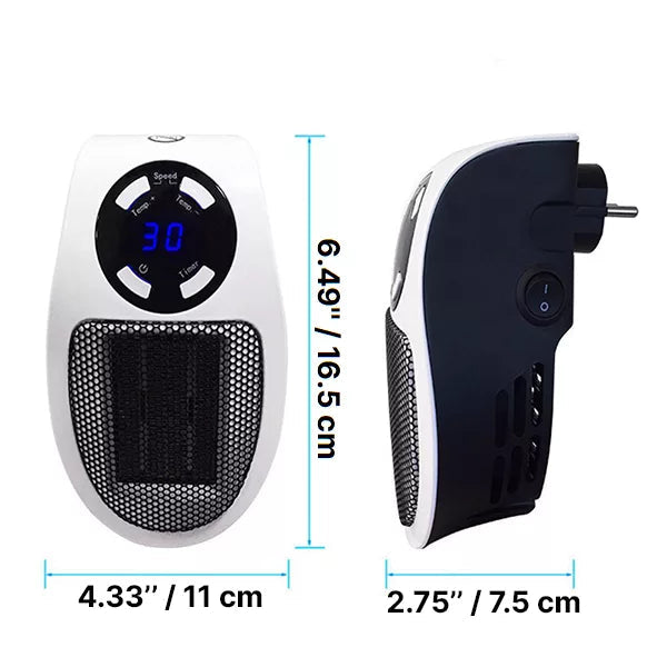 Remote Controlled Fan Heater for Instant Warmth