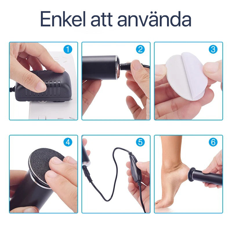 Electric Foot File for Calluses and Dry Feet