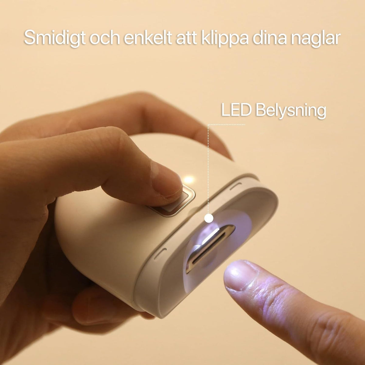 Automatic Nail Trimmer with Built-in Light